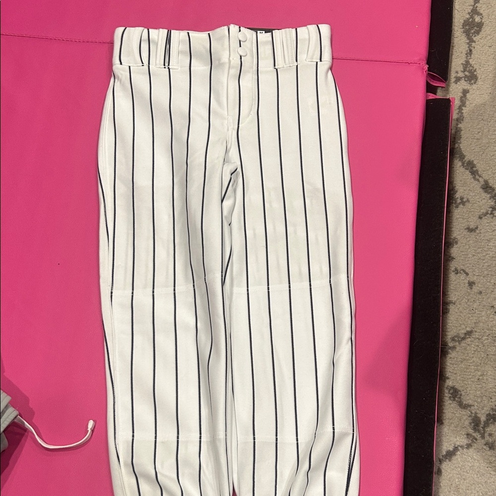 Kids Striped Baseball Pants